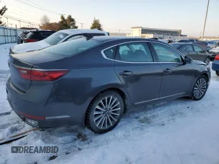 2017 Kia Cadenza Limited with VIN KNALC4J10H5077840, listed as a Copart auction lot 88849015 with 85,763 mi miles and Salvage Title. Bid and sale history available at carsss.com. Image 3.