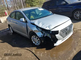 2022 Hyundai Accent SE with VIN 3KPC24A64NE157918, listed as a IAAI auction lot 41444230 with 24,912 mi miles. Bid and sale history available at carsss.com. Image 1.