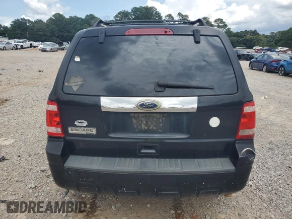 2010 Ford Escape Limited with VIN 1FMCU0E73AKD37125, listed as a Copart auction lot 59763495 with 203,823 mi miles and Salvage title. Bid and sale history available at DreamBid. Image 6.