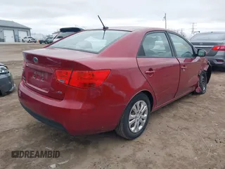 2011 Kia Forte EX with VIN KNAFU4A25B5462577, listed as a IAAI auction lot 41847917 with 136,349 mi miles. Bid and sale history available at carsss.com. Image 4.