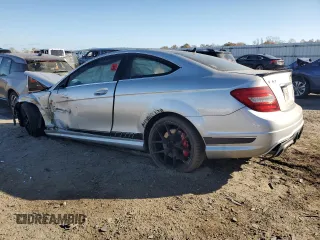 2015 Mercedes-Benz C-Class C 63 AMG with VIN WDDGJ7HB7FG370006, listed as a Copart auction lot 79349074 with 0 mi miles and Salvage Title. Bid and sale history available at carsss.com. Image 2.