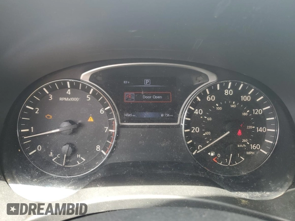 2017 Nissan Pathfinder SL with VIN 5N1DR2MN7HC650880, listed as a Copart auction lot 56006025 with 74,945 mi miles and Salvage title. Bid and sale history available at DreamBid. Image 9.