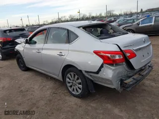 2017 Nissan Sentra SV with VIN 3N1AB7APXHL693325, listed as a IAAI auction lot 40849349 with 130,098 mi miles. Bid and sale history available at carsss.com. Image 3.