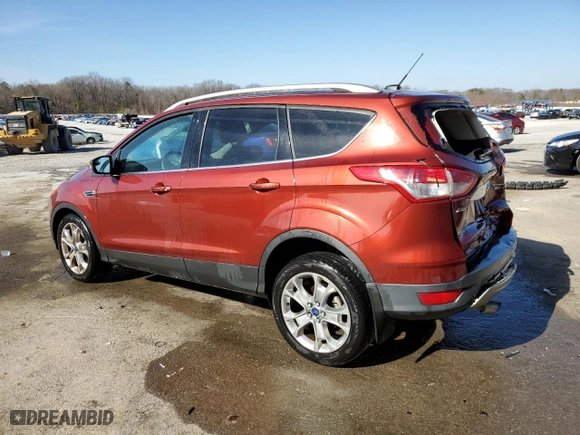 2014 Ford Escape Titanium with VIN 1FMCU9JX4EUC06273, listed as a Copart auction lot 42224215 with 160,257 mi miles and Salvage Title. Bid and sale history available at carsss.com. Image 2.