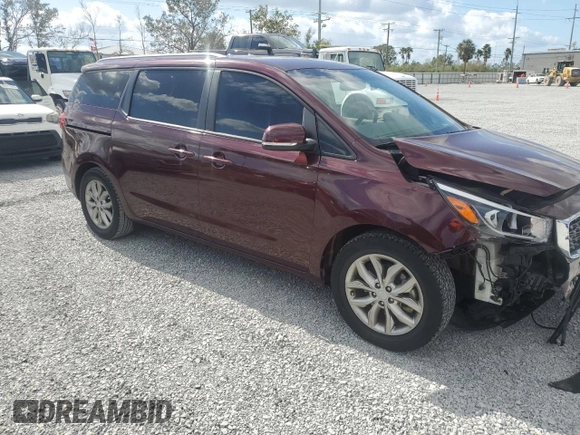 2020 Kia Sedona EX with VIN KNDMB5C11L6575173, listed as a Copart auction lot 80543714 with 34,436 mi miles and Non Repairable. Bid and sale history available at carsss.com. Image 4.