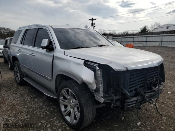 2015 Cadillac Escalade Luxury with VIN 1GYS4MKJ0FR568502, listed as a Copart auction lot 51830805 with 147,919 mi miles and Salvage Title. Bid and sale history available at carsss.com. Image 4.