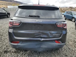 2017 Jeep Compass Sport with VIN 3C4NJCAB7HT652391, listed as a Copart auction lot 76272524 with Not Provided miles and Salvage Title. Bid and sale history available at carsss.com. Image 6.