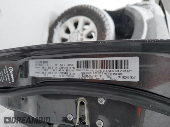 2019 Ram 2500 z VIN 3C6UR5KJ0KG571309, wystawiony jako Copart lot #86151134 z przebiegiem 76 444 mil mil oraz Szkoda całkowita • Salvage title. Historia ofert i sprzedaży dostępna na DreamBid. Obrazek 13.