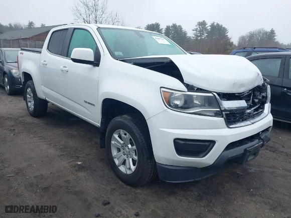 2018 Chevrolet Colorado 4WD LT with VIN 1GCGTCEN7J1261813, listed as a IAAI auction lot 41807217 with 35,823 mi miles. Bid and sale history available at carsss.com. Image 1.