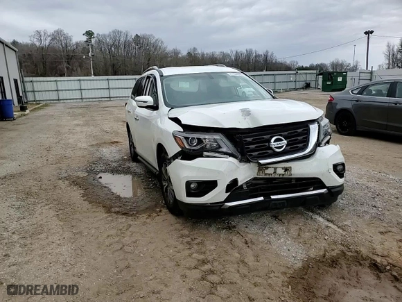 2019 Nissan Pathfinder SV with VIN 5N1DR2MN9KC592438, listed as a Copart auction lot 47804685 with 68,941 mi miles and Salvage Title. Bid and sale history available at carsss.com. Image 11.