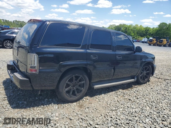 2005 Cadillac Escalade z VIN 1GYEK63N55R212898, wystawiony jako Copart lot #54323405 z przebiegiem Nie podano mil oraz Szkoda całkowita • Salvage title. Historia ofert i sprzedaży dostępna na DreamBid. Obrazek 3.