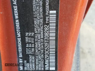 2015 MINI Convertible S z VIN WMWZP3C52FT708282, wystawiony jako Copart lot #42491815 z przebiegiem 31 586 mil mil oraz Szkoda całkowita • Salvage title. Historia ofert i sprzedaży dostępna na DreamBid. Obrazek 12.