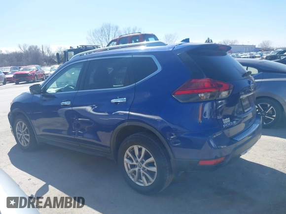 2017 Nissan Rogue SV with VIN KNMAT2MT2HP580785, listed as a IAAI auction lot 41811204 with 134,987 mi miles. Bid and sale history available at carsss.com. Image 14.