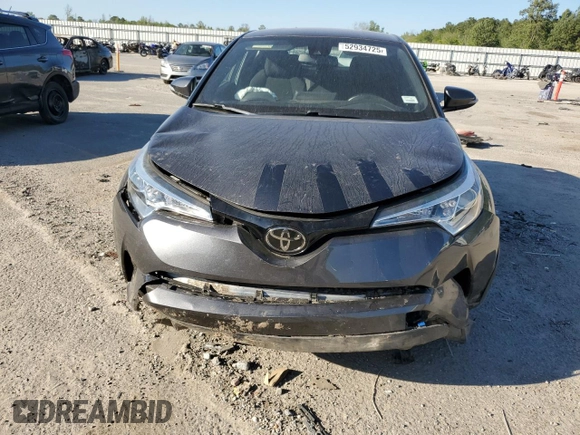 2018 Toyota C-HR XLE with VIN NMTKHMBX9JR058852, listed as a Copart auction lot 52934725 with 84,002 mi miles and Salvage title. Bid and sale history available at DreamBid. Image 5.