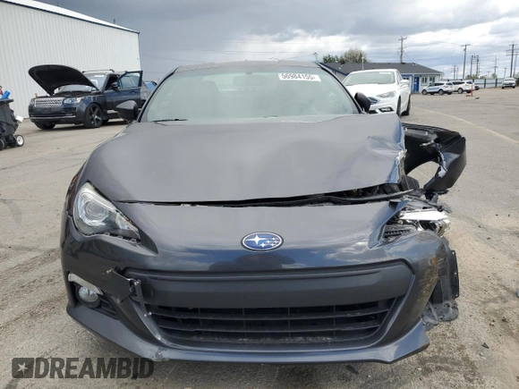 2016 Subaru BRZ Limited with VIN JF1ZCAC14G8604676, listed as a Copart auction lot 56984155 with 74,976 mi miles and Salvage title. Bid and sale history available at DreamBid. Image 5.
