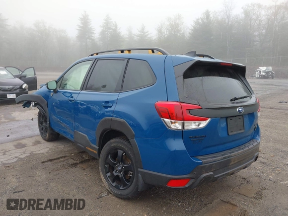 2024 Subaru Forester Wilderness with VIN JF2SKAJC2RH523375, listed as a IAAI auction lot 42219885 with 4,546 mi miles and . Bid and sale history available at DreamBid. Image 3.
