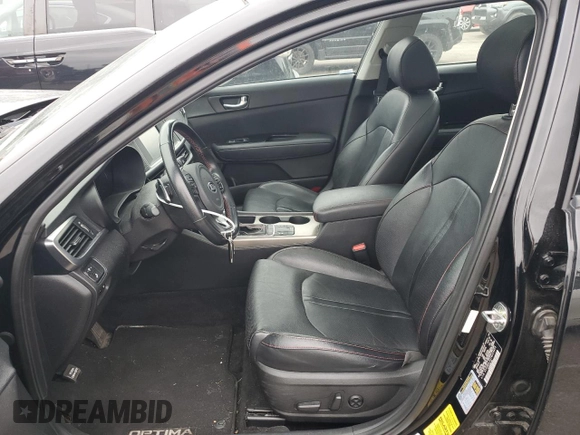 2018 Kia Optima SX with VIN 5XXGW4L2XJG224863, listed as a Copart auction lot 58701575 with 79,673 mi miles and Salvage title. Bid and sale history available at DreamBid. Image 7.