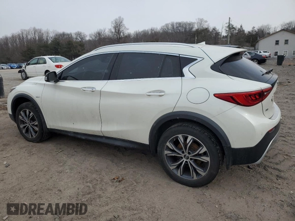 2017 Infiniti QX30 Premium with VIN SJKCH5CR3HA031792, listed as a Copart auction lot 46132175 with 101,870 mi miles and Salvage title. Bid and sale history available at DreamBid. Image 2.