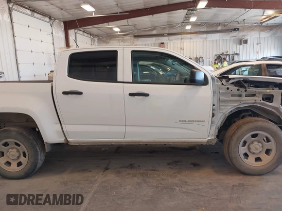 2022 Chevrolet Colorado 2WD Work Truck with VIN 1GCGSBEA7N1306183, listed as a IAAI auction lot 42230862 with 14,471 mi miles and . Bid and sale history available at DreamBid. Image 14.