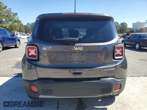 2018 Jeep Renegade Limited with VIN ZACCJADB7JPH56786, listed as a Copart auction lot 48423375 with 85,964 mi miles and Salvage title. Bid and sale history available at DreamBid. Image 6.