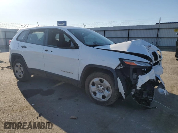 2014 Jeep Cherokee Sport with VIN 1C4PJLAB4EW241559, listed as a Copart auction lot 48268515 with 120,084 mi miles and Salvage Title. Bid and sale history available at DreamBid. Image 4.