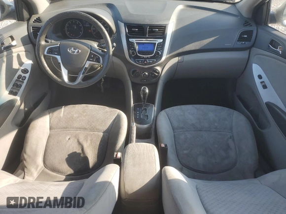 2012 Hyundai Accent SE with VIN KMHCU5AE4CU009351, listed as a Copart auction lot 61963395 with 138,384 mi miles and Clean title. Bid and sale history available at DreamBid. Image 8.