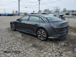 2022 Lucid Air Grand Touring with VIN 50EA1GBA4NA003836, listed as a Copart auction lot 48914795 with 0 mi miles and Salvage Title. Bid and sale history available at carsss.com. Image 2.