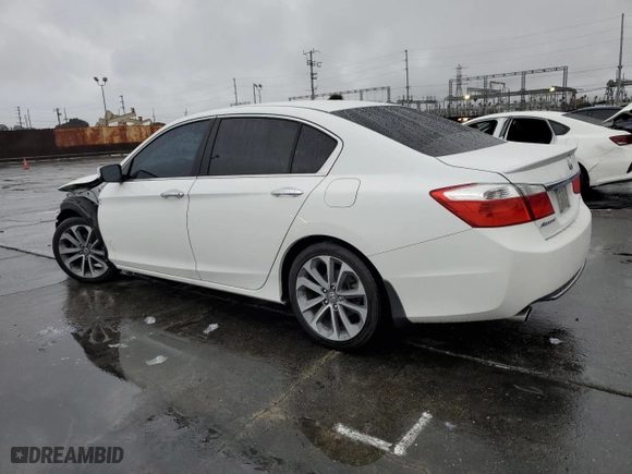2015 Honda Accord Sedan Sport with VIN 1HGCR2F53FA189300, listed as a Copart auction lot 45384485 with 199,309 mi miles and Salvage Title. Bid and sale history available at carsss.com. Image 2.