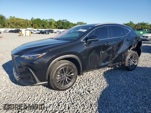 2025 Lexus NX with VIN 2T2ADCAZ0SC017635, listed as a Copart auction lot 49230415 with 6,900 mi miles and Salvage Title. Bid and sale history available at carsss.com. Image 1.