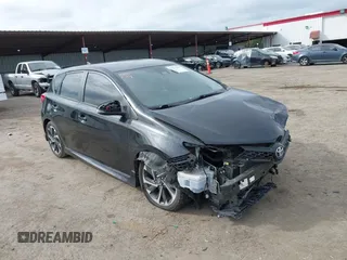 2017 Toyota Corolla iM with VIN JTNKARJE3HJ533272, listed as a IAAI auction lot 41627283 with 116,051 mi miles. Bid and sale history available at carsss.com. Image 1.