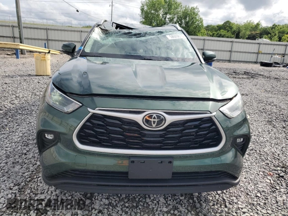 2023 Toyota Highlander L with VIN 5TDKDRBHXPS500758, listed as a Copart auction lot 58609615 with 45,653 mi miles and Salvage title. Bid and sale history available at DreamBid. Image 5.