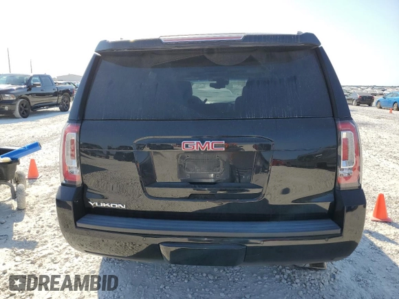 2017 GMC Yukon SLT with VIN 1GKS2BKC7HR299990, listed as a Copart auction lot 75809404 with Not Provided miles and Salvage Title. Bid and sale history available at DreamBid. Image 6.