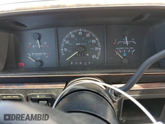 1989 Ford F-150 with VIN 1FTEX15N3KKA10833, listed as a Copart auction lot 47293175 with 58,677 mi miles and Salvage Title. Bid and sale history available at carsss.com. Image 9.