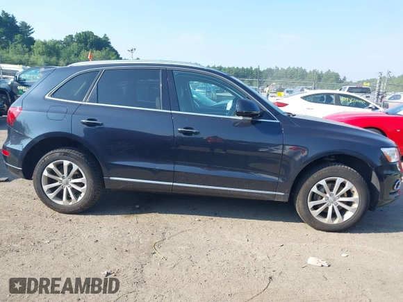 2015 Audi Q5 Premium Plus with VIN WA1LFAFP9FA144987, listed as a IAAI auction lot 42717013 with 105,809 mi miles and . Bid and sale history available at DreamBid. Image 13.