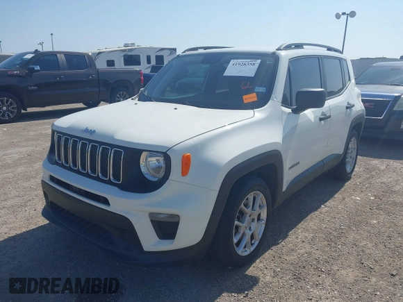 2020 Jeep Renegade Sport с VIN ZACNJAAB1LPL72466, выставлен на аукционе IAAI как лот 41928358 с пробегом 52 232 миль миль и . История ставок и продаж доступна на DreamBid. Изображение 2.