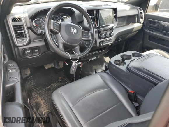 2022 Ram 2500 Tradesman with VIN 3C6MR5AJ6NG418830, listed as a Copart auction lot 55725515 with 27,887 mi miles and Salvage title. Bid and sale history available at DreamBid. Image 8.