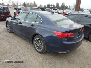 2020 Acura TLX with VIN 19UUB1F37LA011614, listed as a IAAI auction lot 41573392 with 66,575 mi miles. Bid and sale history available at carsss.com. Image 3.