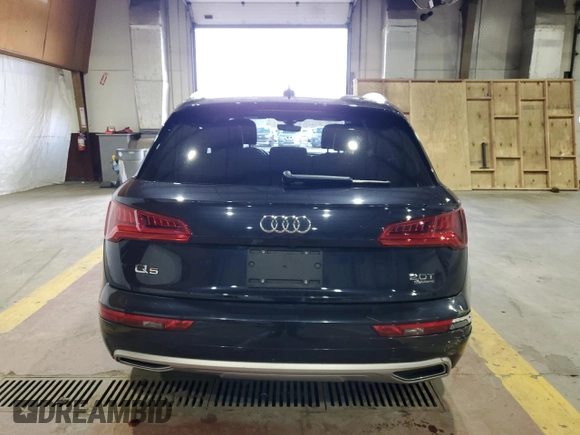 2018 Audi Q5 Premium Plus with VIN WA1BNAFY3J2219015, listed as a Copart auction lot 51166475 with 81,933 mi miles and Salvage Title. Bid and sale history available at carsss.com. Image 6.