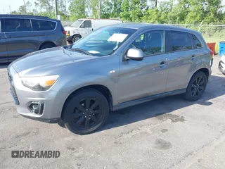 2014 Mitsubishi Outlander Sport ES with VIN 4A4AP3AU3EE015825, listed as a IAAI auction lot 42059251 with 153,102 mi miles. Bid and sale history available at carsss.com. Image 2.