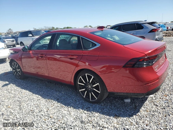 2024 Honda Accord Hybrid Touring with VIN 1HGCY2F82RA015445, listed as a Copart auction lot 48548645 with 19,372 mi miles and Salvage Title. Bid and sale history available at carsss.com. Image 2.