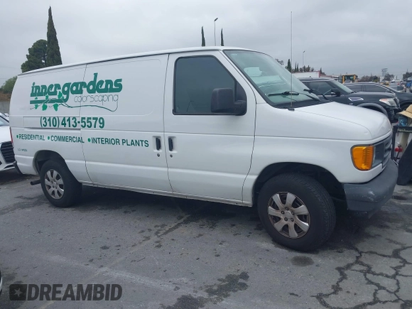 2005 Ford Econoline Cargo with VIN 1FTRE14W95HA47937, listed as a IAAI auction lot 41922991 with 175,138 mi miles. Bid and sale history available at carsss.com. Image 13.