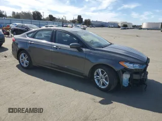 2018 Ford Fusion SE with VIN 3FA6P0HD8JR218806, listed as a Copart auction lot 47457205 with 128,452 mi miles and Salvage Title. Bid and sale history available at carsss.com. Image 4.