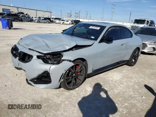 2022 BMW 2 Series M240i xDrive with VIN 3MW53CM04N8C52711, listed as a Copart auction lot 78913293 with 0 mi miles. Bid and sale history available at carsss.com. Image 1.