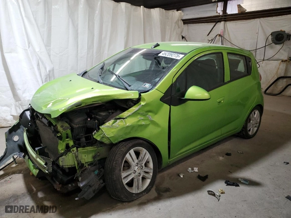 2014 Chevrolet Spark LS with VIN KL8CB6S91EC480862, listed as a Copart auction lot 49209275 with 0 mi miles and Salvage Title. Bid and sale history available at carsss.com. Image 1.