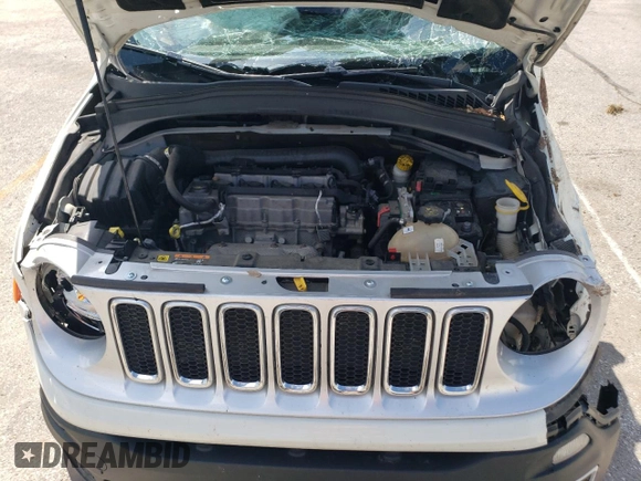 2016 Jeep Renegade Limited with VIN ZACCJBDT7GPC71488, listed as a Copart auction lot 54675825 with 147,737 mi miles and Salvage title. Bid and sale history available at DreamBid. Image 12.
