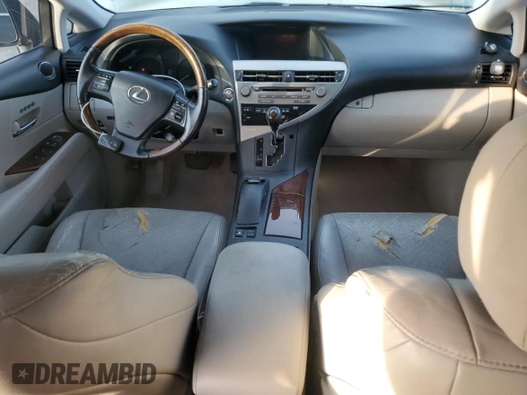 2011 Lexus RX 350 with VIN 2T2ZK1BA4BC045542, listed as a Copart auction lot 65057255 with 255,115 mi miles and Salvage title. Bid and sale history available at DreamBid. Image 8.