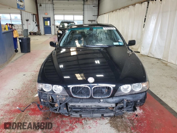 2002 BMW 5 Series 530i with VIN WBADT63472CK27789, listed as a Copart auction lot 51576315 with 195,482 mi miles and Salvage Title. Bid and sale history available at DreamBid. Image 5.