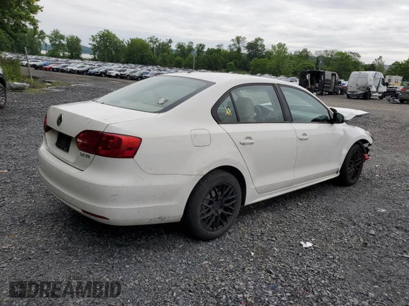 2011 Volkswagen Jetta SE with VIN 3VWDX7AJ3BM320522, listed as a Copart auction lot 60617095 with 164,863 mi miles and Salvage title. Bid and sale history available at DreamBid. Image 3.