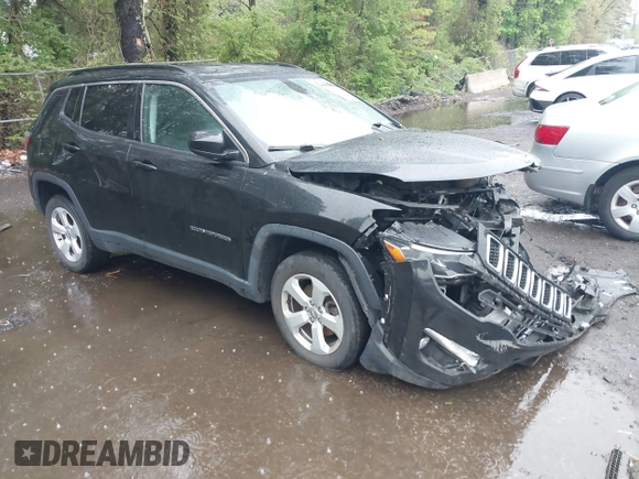 2021 Jeep Compass Latitude with VIN 3C4NJDBB4MT506951, listed as a IAAI auction lot 42183491 with 50,193 mi miles and . Bid and sale history available at DreamBid. Image 1.
