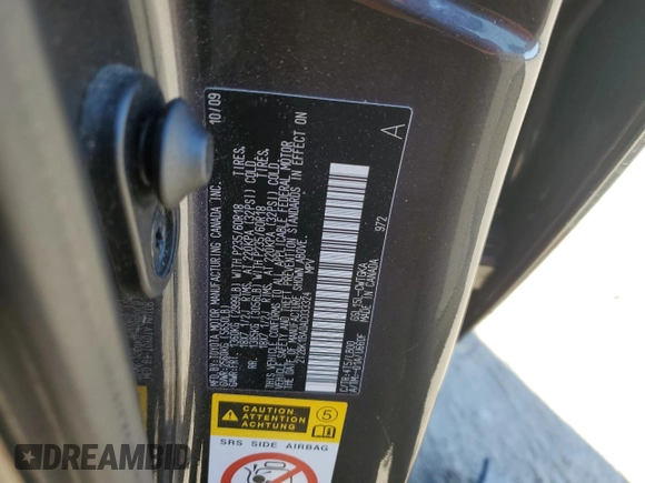 2010 Lexus RX 350 z VIN 2T2BK1BA0AC033324, wystawiony jako Copart lot #58541915 z przebiegiem 183 717 mil mil oraz Szkoda całkowita • Salvage title. Historia ofert i sprzedaży dostępna na DreamBid. Obrazek 13.